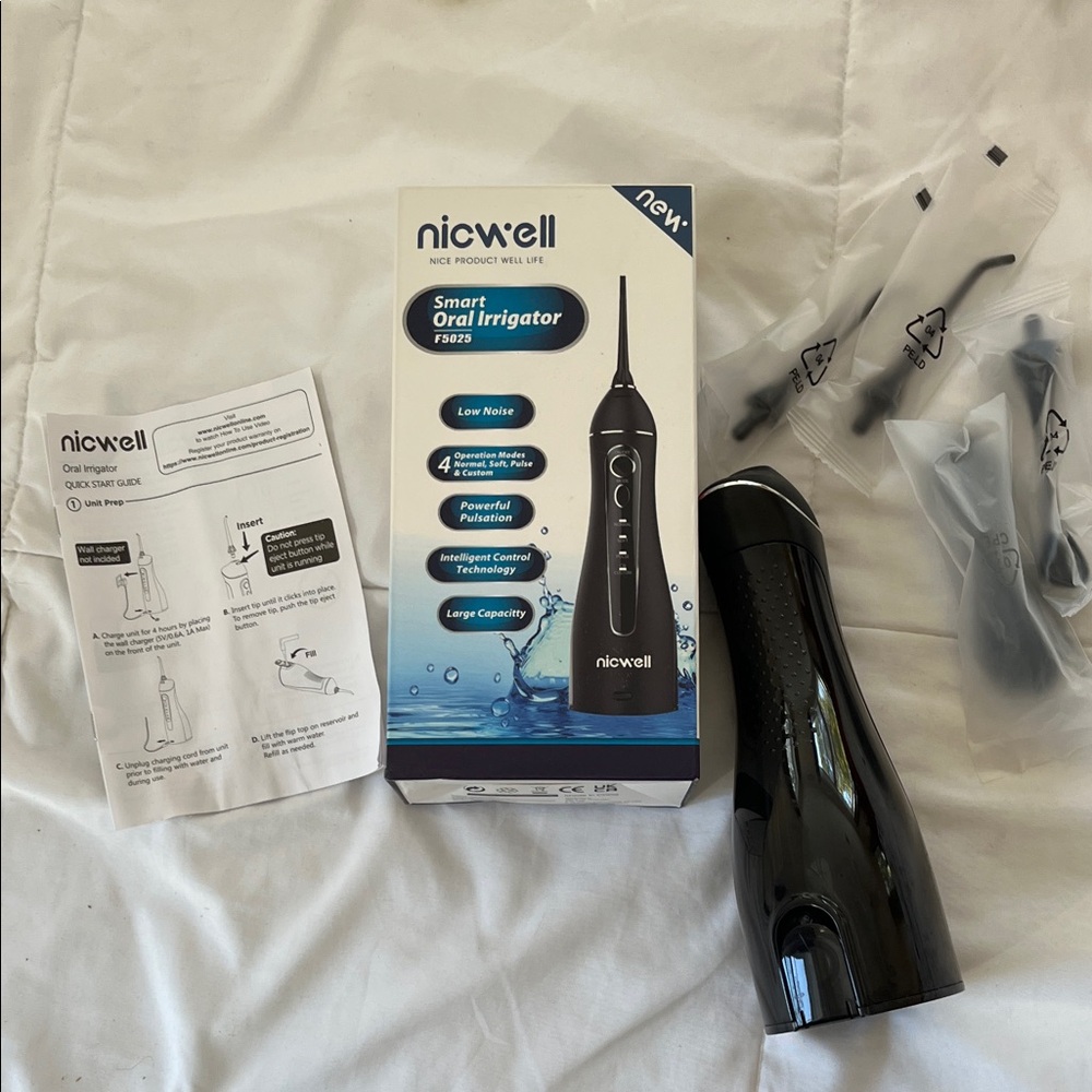 Nicwell Smart Oral Irrigator in Black

Unopened Attachments